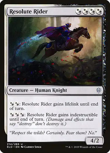 Resolute Rider - eld Spoiler