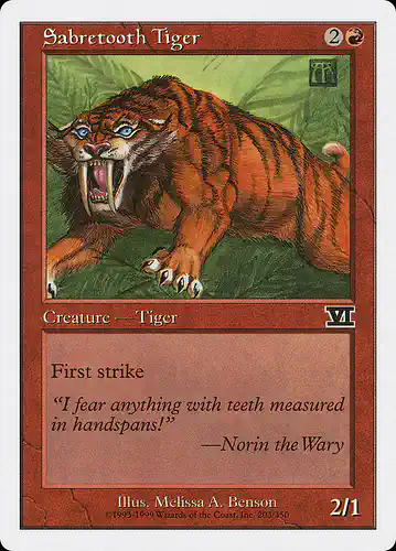 Sabretooth Tiger - 6ed Spoiler