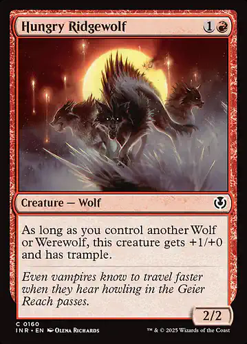 Hungry Ridgewolf - inr Spoiler