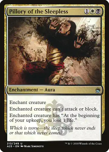Pillory of the Sleepless - a25 Spoiler