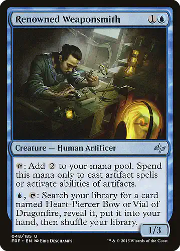 Renowned Weaponsmith - frf Spoiler