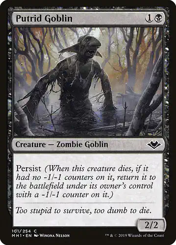 Putrid Goblin - mh1 Spoiler