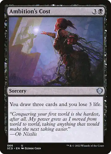 Ambition's Cost - scd Spoiler