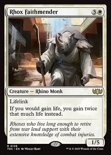 Rhox Faithmender - tdc Spoiler