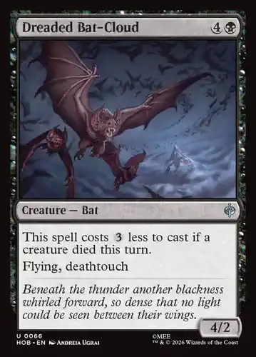 Dreaded Bat-Cloud - hob Spoiler