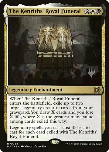 The Kenriths' Royal Funeral - mat Spoiler
