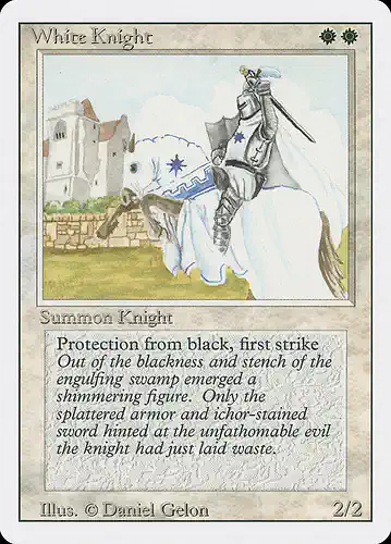 White Knight - 3ed Spoiler