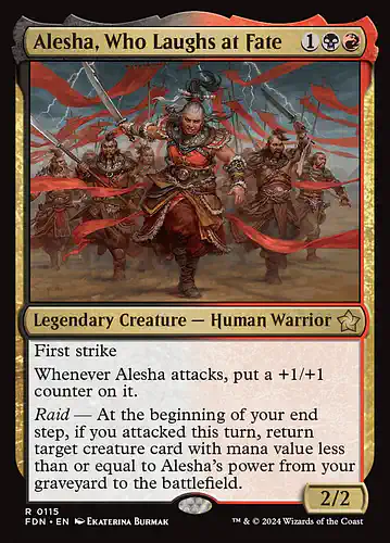 Alesha, Who Laughs at Fate - fdn Spoiler