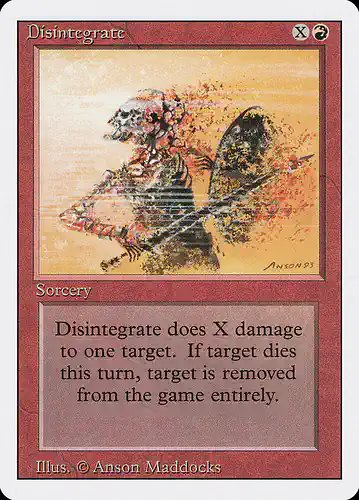 Disintegrate - 3ed Spoiler