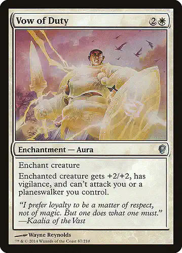 Vow of Duty - cns Spoiler