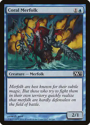 Coral Merfolk - m12 Spoiler