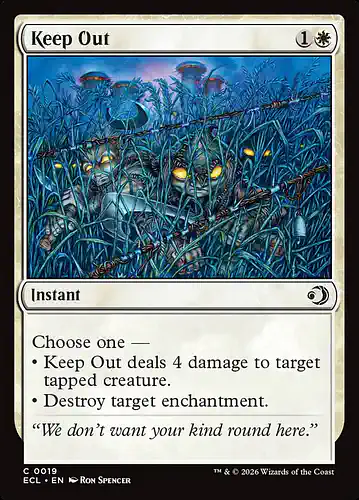 Keep Out - ecl Spoiler