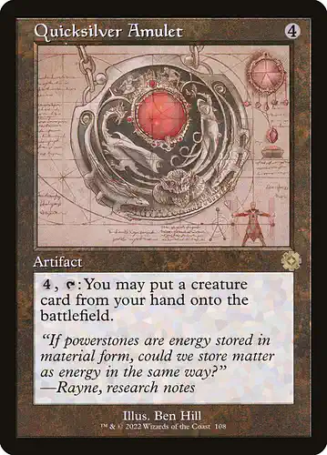 Quicksilver Amulet - brr Spoiler