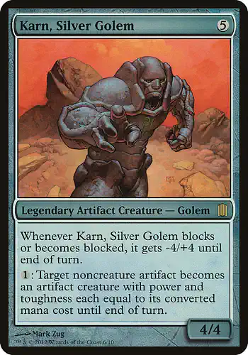 Karn, Silver Golem - cm1 Spoiler