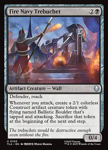 Fire Navy Trebuchet - tla Spoiler