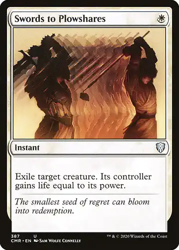 Swords to Plowshares - cmr Spoiler