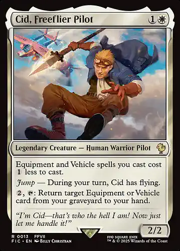 Cid, Freeflier Pilot - fic Spoiler