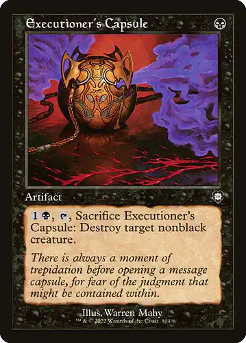 Executioner's Capsule - brc Spoiler