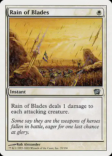 Rain of Blades - 8ed Spoiler