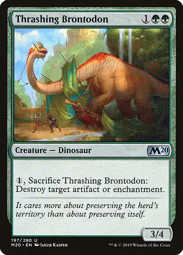 Thrashing Brontodon - m20 Spoiler