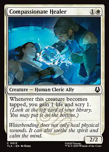 Compassionate Healer - tla Spoiler