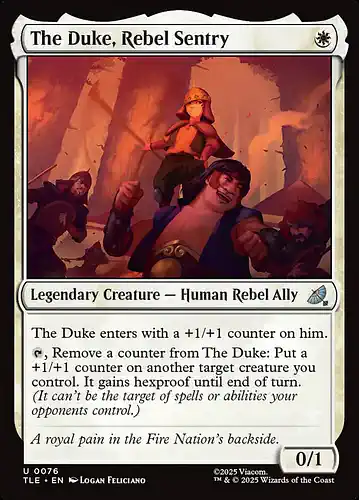 The Duke, Rebel Sentry - tle Spoiler