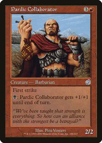 Pardic Collaborator - tor Spoiler