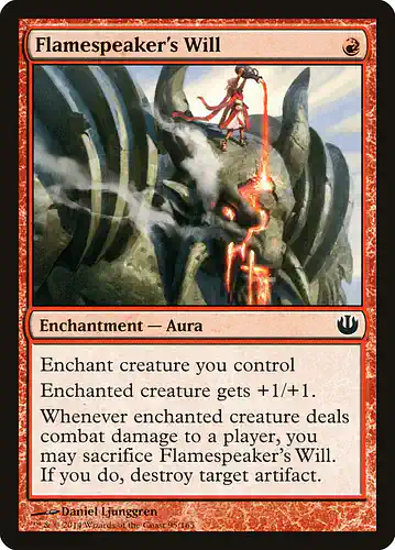 Flamespeaker's Will - jou Spoiler