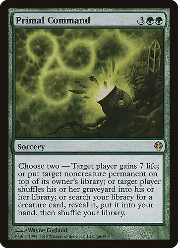Primal Command - arc Spoiler