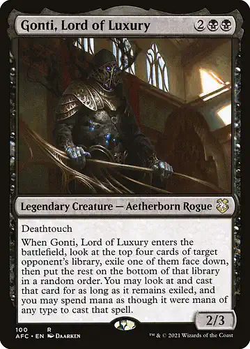 Gonti, Lord of Luxury - afc Spoiler