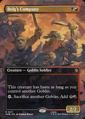 Bolg's Company - hob Spoiler