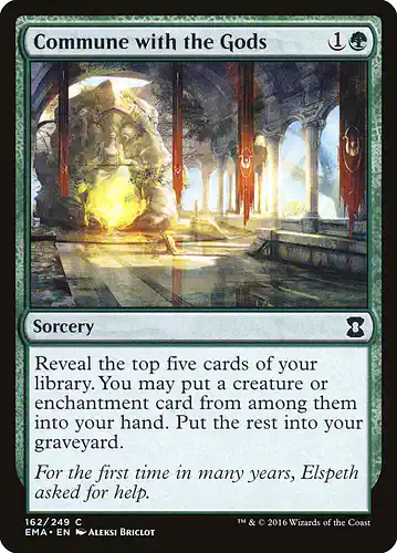 Commune with the Gods - ema Spoiler