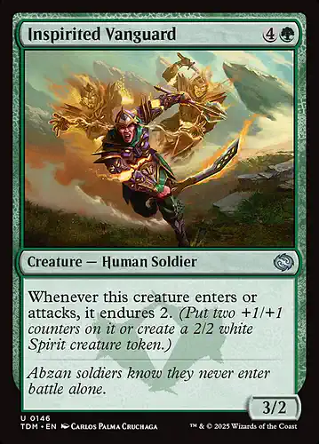 Inspirited Vanguard - tdm Spoiler