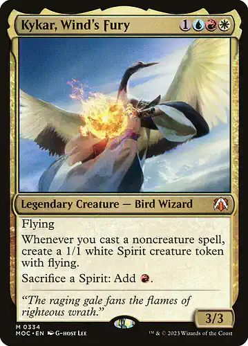 Kykar, Wind's Fury - moc Spoiler