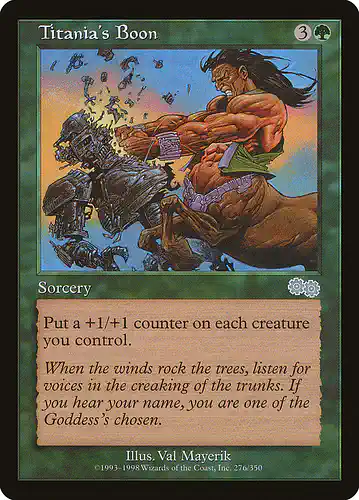 Titania's Boon - usg Spoiler