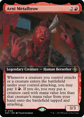 Arni Metalbrow - mat Spoiler