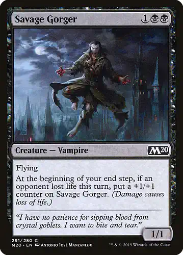 Savage Gorger - m20 Spoiler
