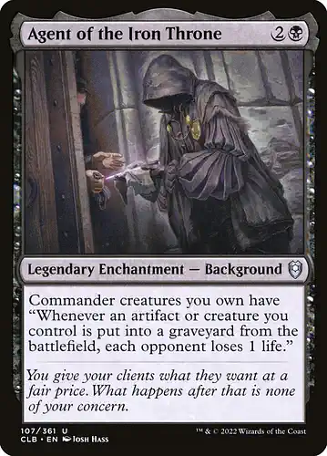 Agent of the Iron Throne - clb Spoiler