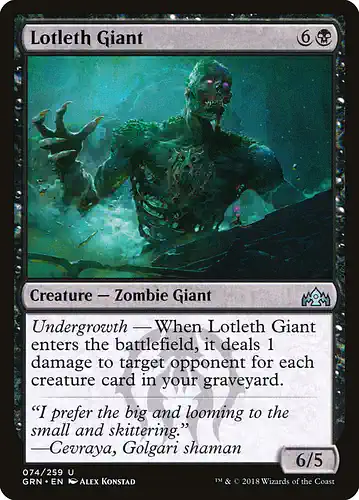 Lotleth Giant - grn Spoiler