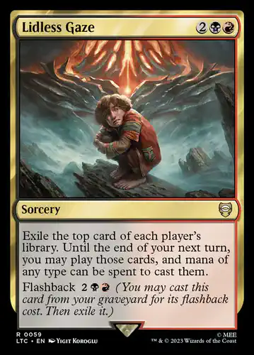 Lidless Gaze - ltc Spoiler