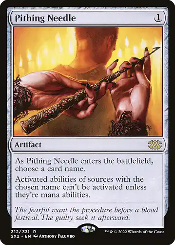 Pithing Needle - 2x2 Spoiler