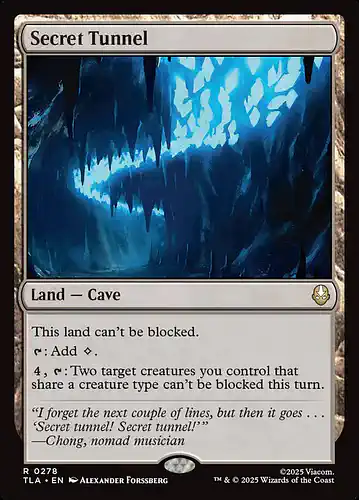 Secret Tunnel - tla Spoiler