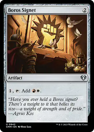 Boros Signet - cmm Spoiler