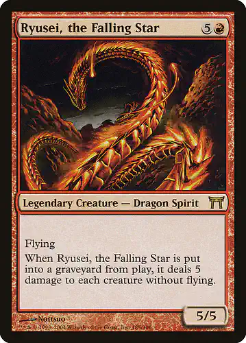 Ryusei, the Falling Star - chk Spoiler