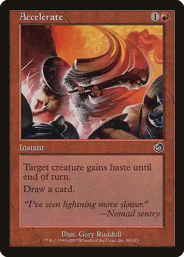 Accelerate - tor Spoiler