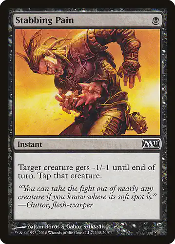 Stabbing Pain - m11 Spoiler