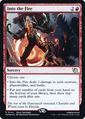 Into the Fire - mom Spoiler