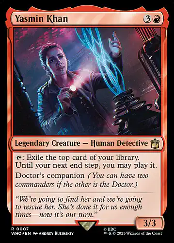 Yasmin Khan - who Spoiler