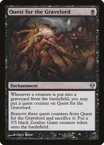 Quest for the Gravelord - zen Spoiler