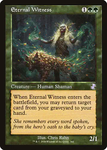 Eternal Witness - tsr Spoiler